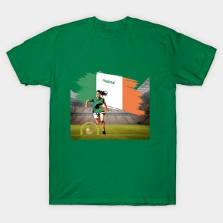 Ireland Football Shirt, Unisex T-Shirt, Women’s World Cup, soccer t-shirts, football t-shirts, women’s football, Ireland national football T-Shirt